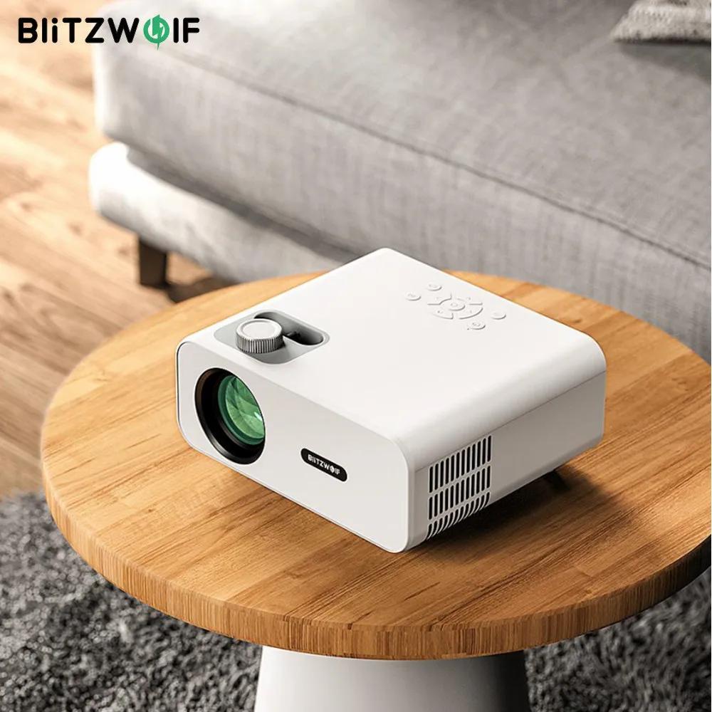 BlitzWolf BW-V5 LED ,  1080P ػ, 9000 ,  5.0, ޴ ȭ, TV ƽ ȣȯ 